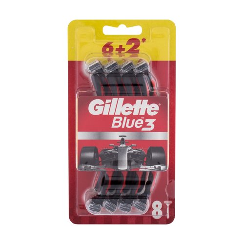 Gillette Blue3 ( 8 ks ) - Jednorázová pánská holítka