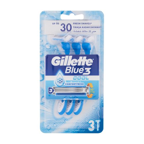 Gillette Blue3 Cool - Jednorázová pánská holítka 6 ks