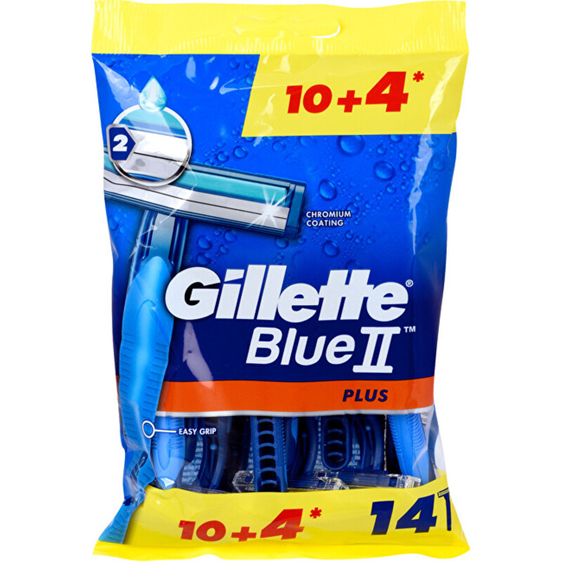 Blue2 Plus ( 10 + 4 ks ) - Pánske jednorazové holítka