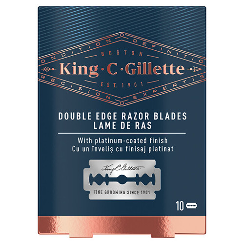 King Double Edge Razor Blades - Náhradné žiletky 