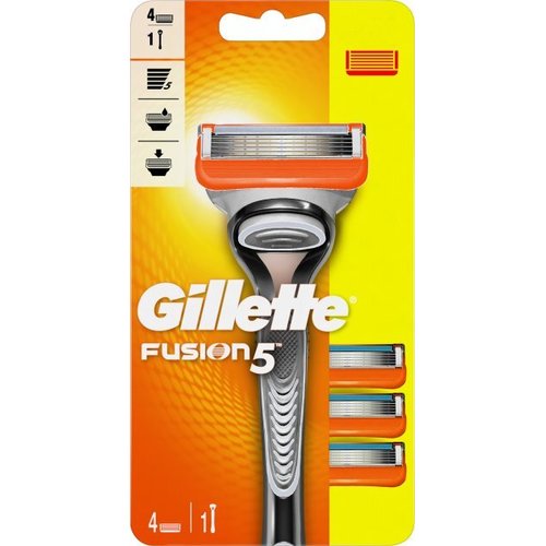 Gillette Fusion5 - Holicí strojek + 4 náhradní hlavice
