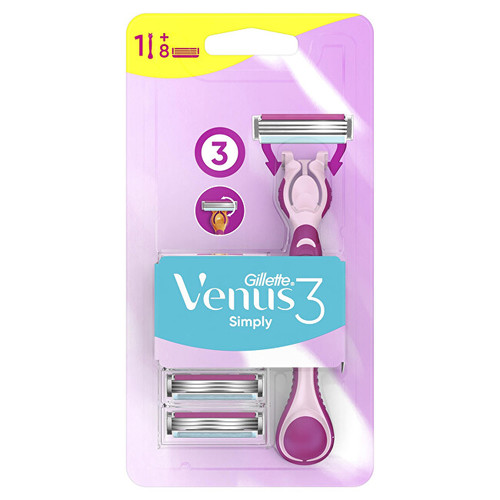 Simply Venus 3 - Holicí strojek + 8 hlavic
