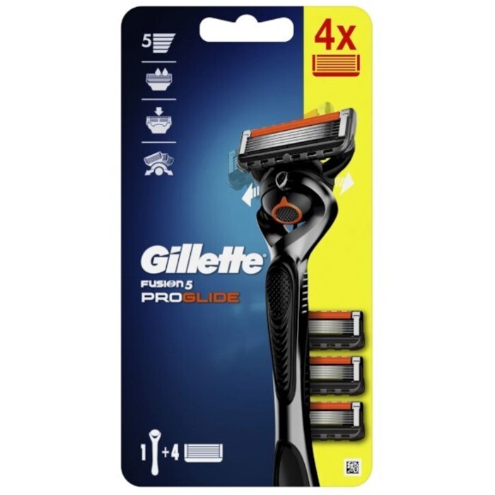 Gillette Fusion 5 ProGlide + 4 hlavice - Holicí strojek