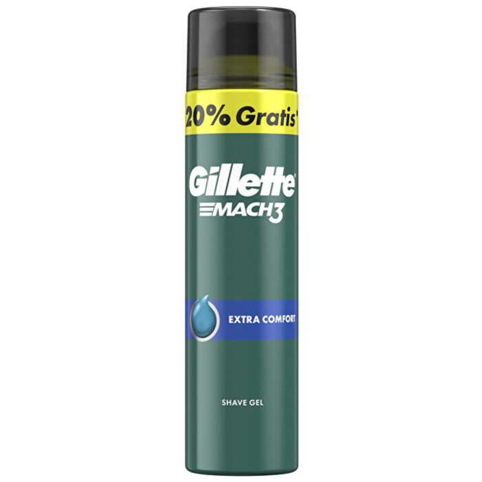Gillette Mach3 Extra Comfort Shave Gel 200 + 40 ml - Gel na holení