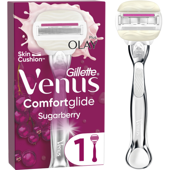 Venus ComfortGlide Sugarberry - Dámský holicí strojek + 1 hlavice