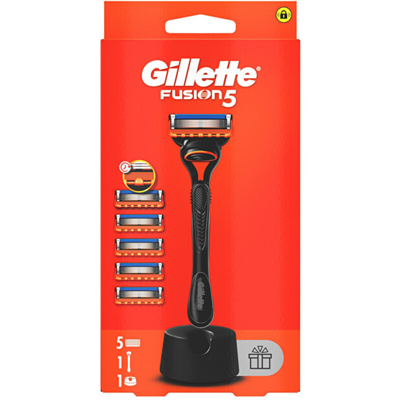 Gillette Fusion - Holicí strojek + 5 hlavic