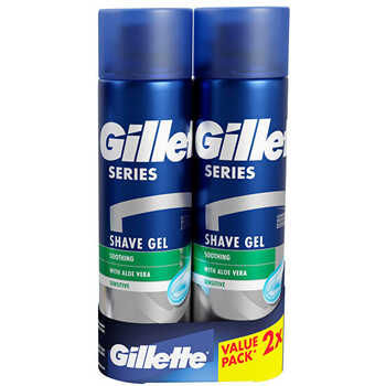Series Shave Gel Duopack - Dárková sada gelů na holení pro citlivou pleť
