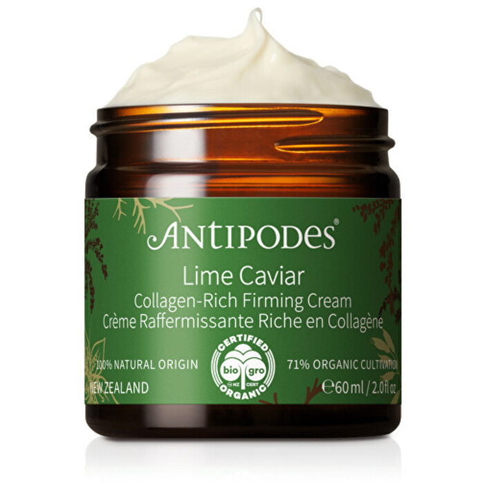 Antipodes Lime Caviar Collagen-Rich Firming Cream - Kolagenový zpevňující pleťový krém 60 ml