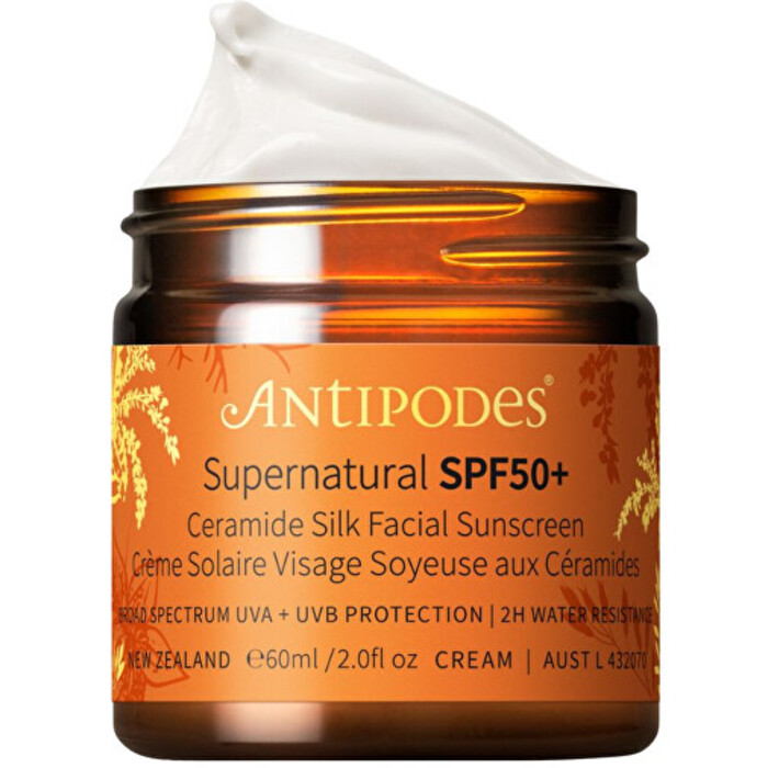 Supernatural Ceramide Silk Facial Sunscreen SPF 50+ - Jemný opaľovací krém na tvár
