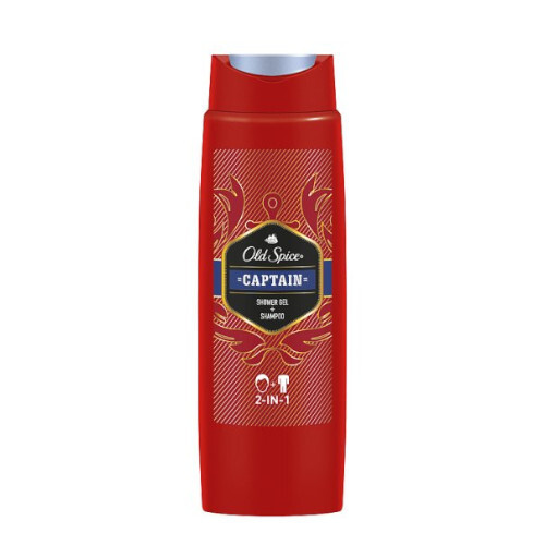 Old Spice Captain Shower Gel + Shampoo - Sprchový gel na tělo a vlasy 1000 ml