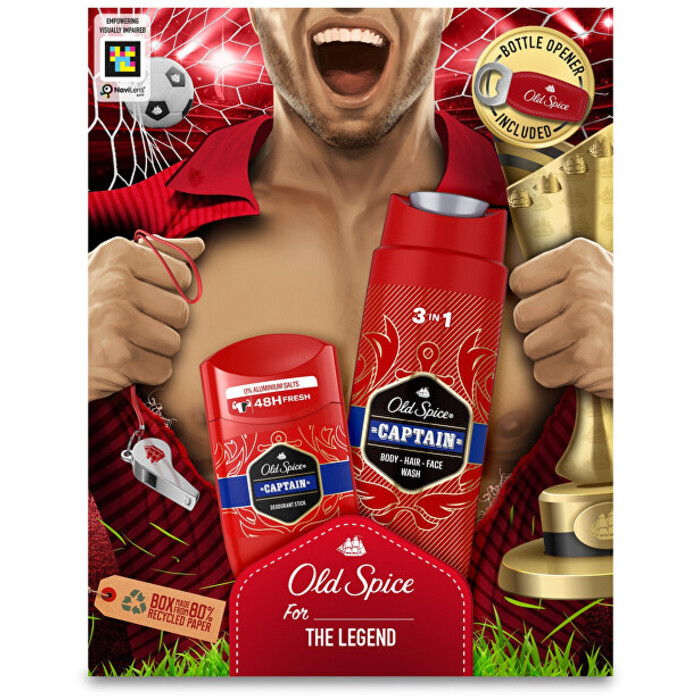 Captain Footballer Gift Set - Darčeková sada starostlivosti o telo

