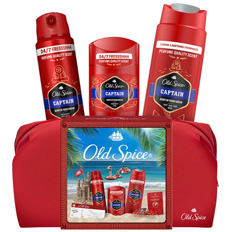 Captain Set with Cosmetic Bag - Dárková sada s kosmetickou taškou
