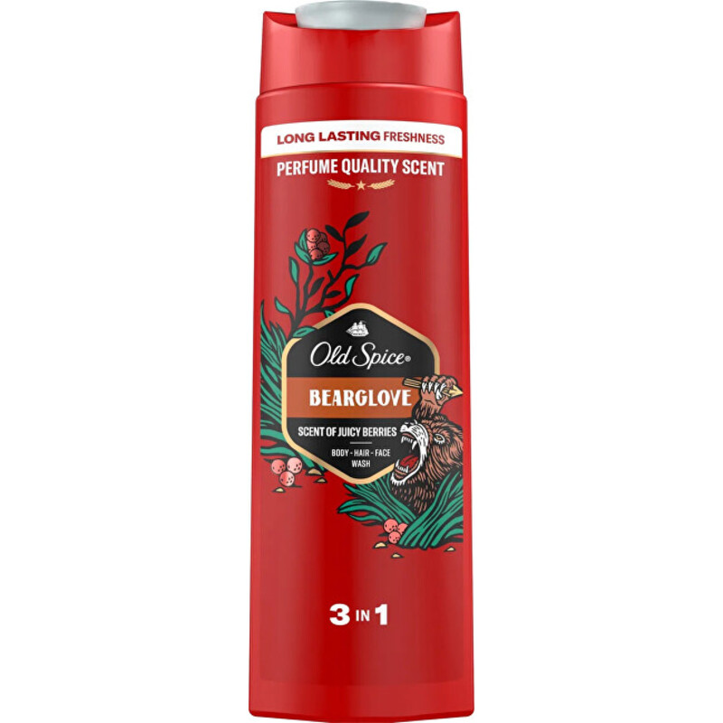 Bearglove 3 v 1 Body-Hair-Face Wash - Sprchový gel