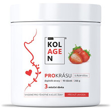 Kolagenový nápoj pro kojící a těhotné ženy s příchutí jahody