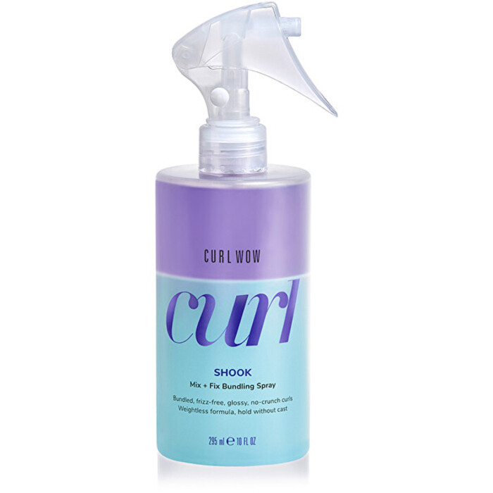 Color Wow Curl Wow Shook Mix+Fix Bundling Spray - Sprej pro kudrnaté a vlnité vlasy 295 ml