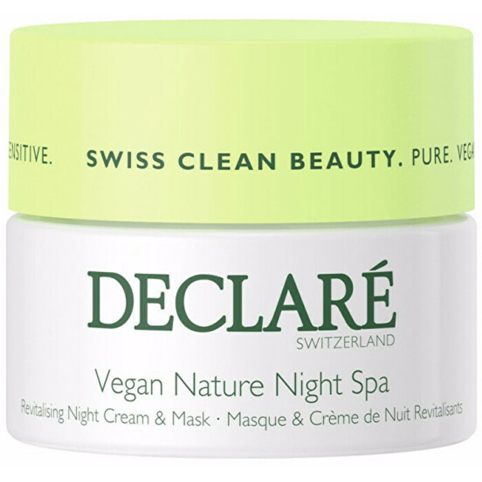 DECLARÉ Vegan Nature Night Spa Revitalising Cream & Mask 50 ml