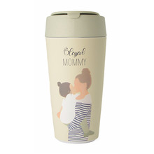 Ekologický cestovní hrnek deluxe Blessed mommy 420 ml