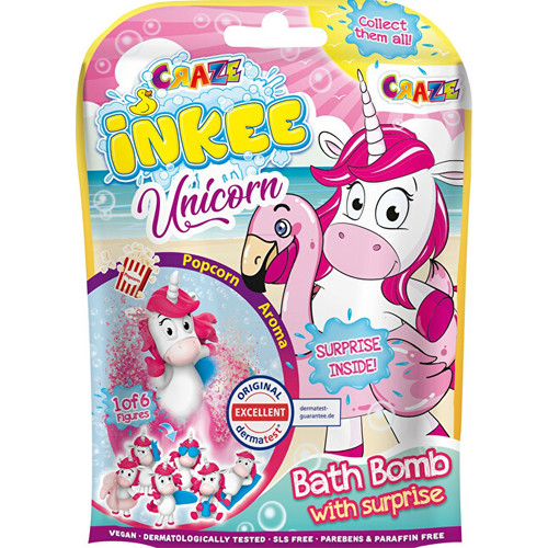 Inkee Unicorn Bath Bomb with Surprise - Šumivá bomba do kúpeľa s prekvapením
