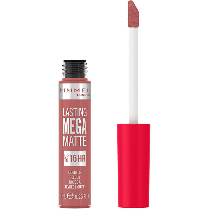 Rimmel Lasting Mega Matte Liquid Lip Colour - Dlouhotrvající matná tekutá rtěnka 7,4 ml - Pink Blink