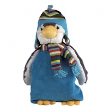 Termofor detský Tučniak s čiapkou 0,8 l