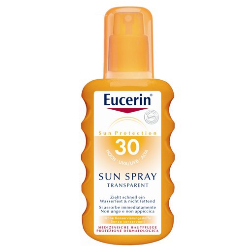 Eucerin Sun Clear Clear Spray SPF 30 - Transparentní sprej na opalování 200 ml