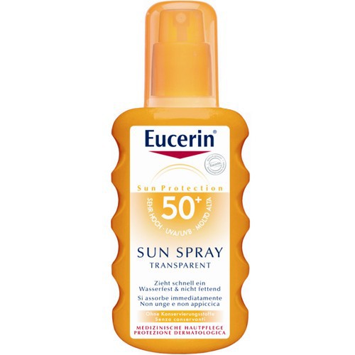 Eucerin Sun Clear Spray SPF 50 - Transparentní sprej na opalování 200 ml