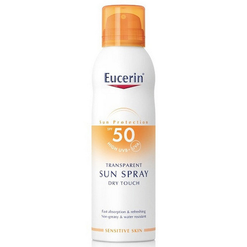 Dry Touch Sun Spray SPF 50 - Transparentný sprej na opaľovanie