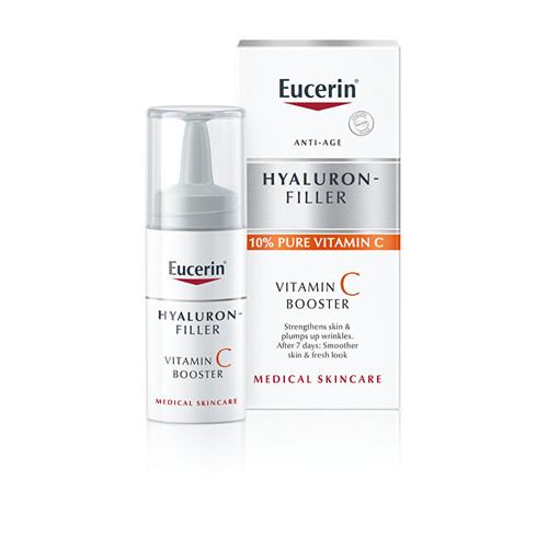 Eucerin Hyaluron-Filler Vitamin C Booster - Rozjasňující protivráskové sérum s vitaminem C 8 ml