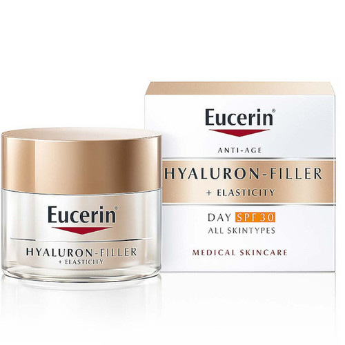 Eucerin Hyaluron-Filler+Elasticity SPF 30 - Denní krém proti vráskám 50 ml