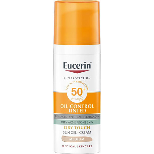 Sun Oil Control Tinted Sun Gel-Cream SPF 50+ - Ochranný tónovací a matující gelový krém na obličej