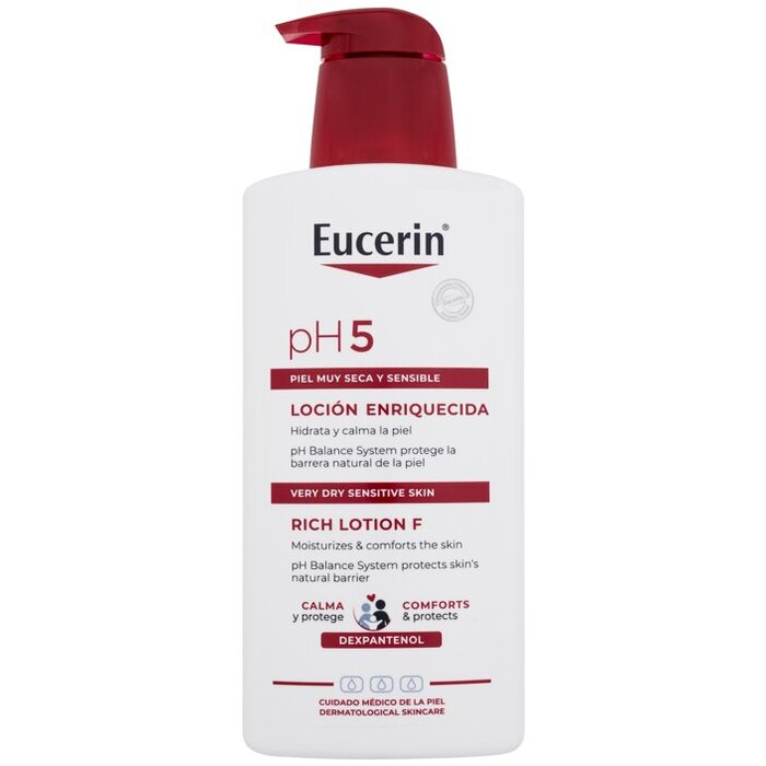 Eucerin pH5 Rich Lotion F ( velmi suchá citlivá pokožka ) - Hydratační tělové mléko 1000 ml
