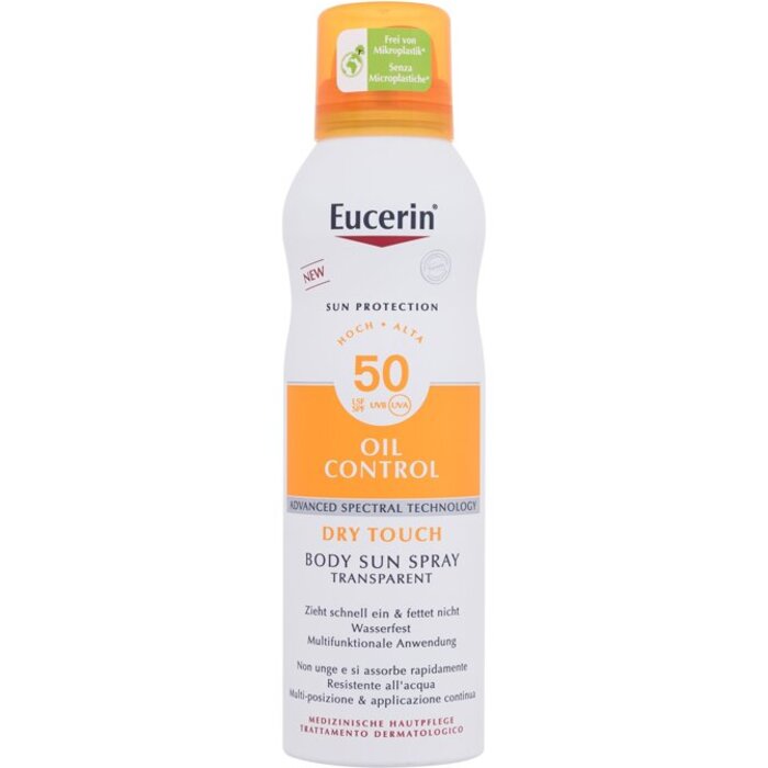 Eucerin Sun Oil Control Body Sun Spray Dry Touch SPF50 - Opalovací přípravek na tělo 200 ml