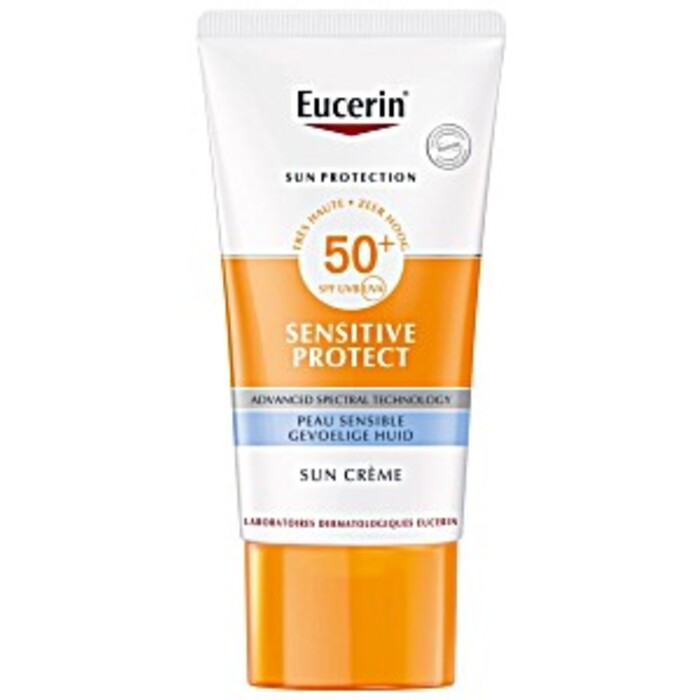 Eucerin Sensitive Protect Sun Cream SPF50+ - Ochranný krém na opalování na obličej 50 ml