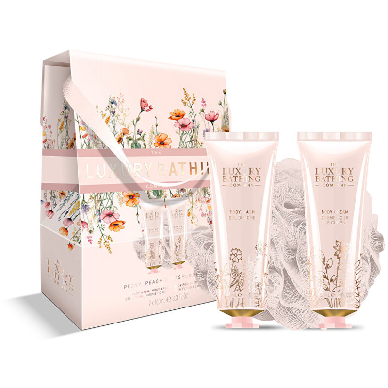 Sada péče o tělo v dárkové krabičce ( Pivoňka, Broskev & Malina )