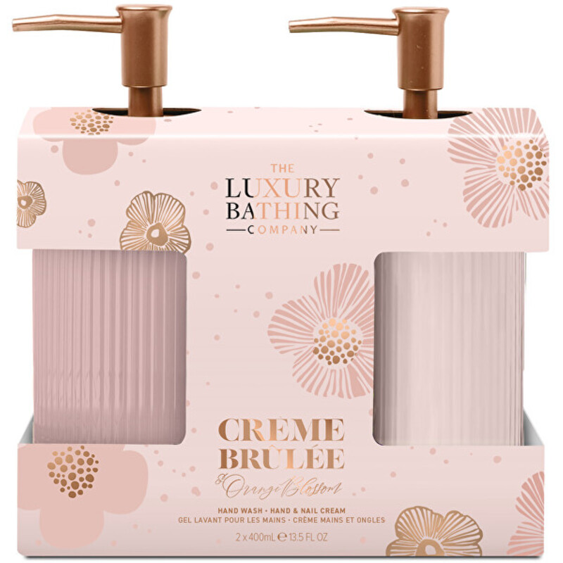 Dárková sada intenzivní péče o ruce ( Creme brulée, Pomerančový květ & Vanilka )