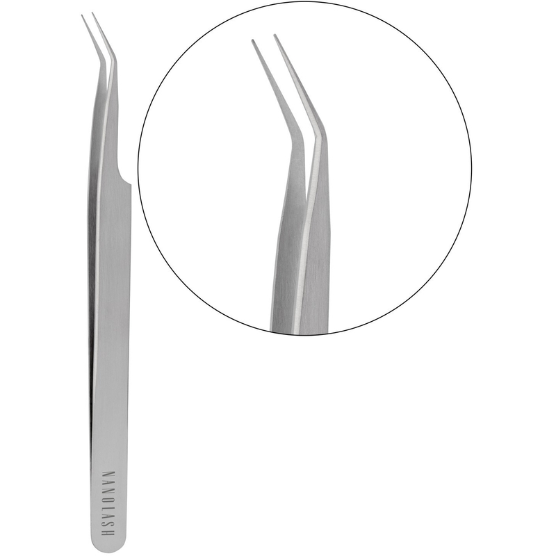 Eyelash Tweezers Curved - Pinzeta na řasy