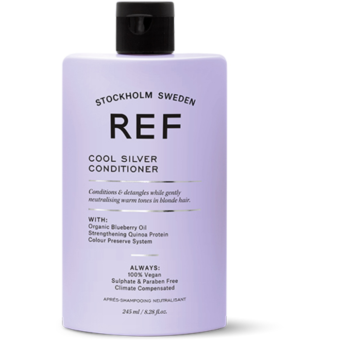 REF Cool Silver Conditioner - Kondicionér pro platinově blond a šedivé vlasy 245 ml