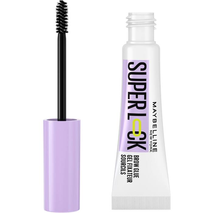 Maybelline Super Lock Brow Glue - Dlouhotrvající fixační gel na obočí 8 g - Clear