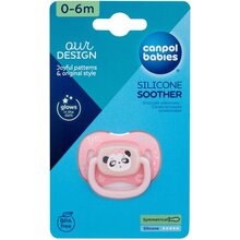 Exotic Animals Silicone Soother Panda - Dudlík