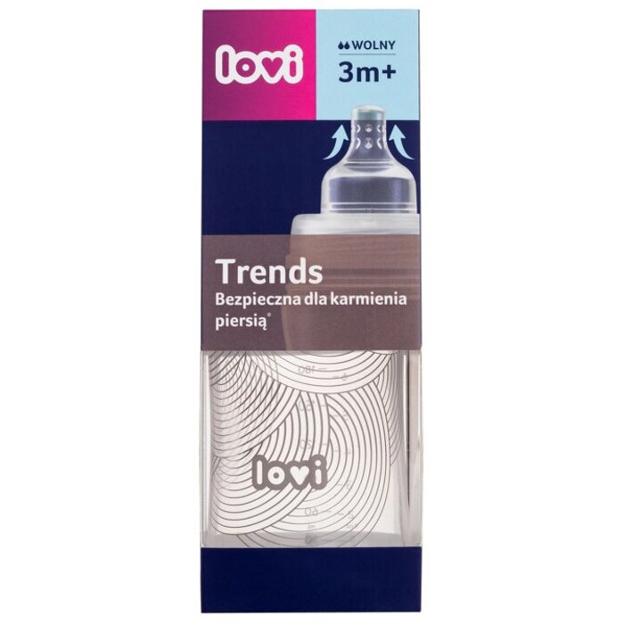 LOVI Trends Trends Bottle 3m+ - Kojenecká lahev 250 ml