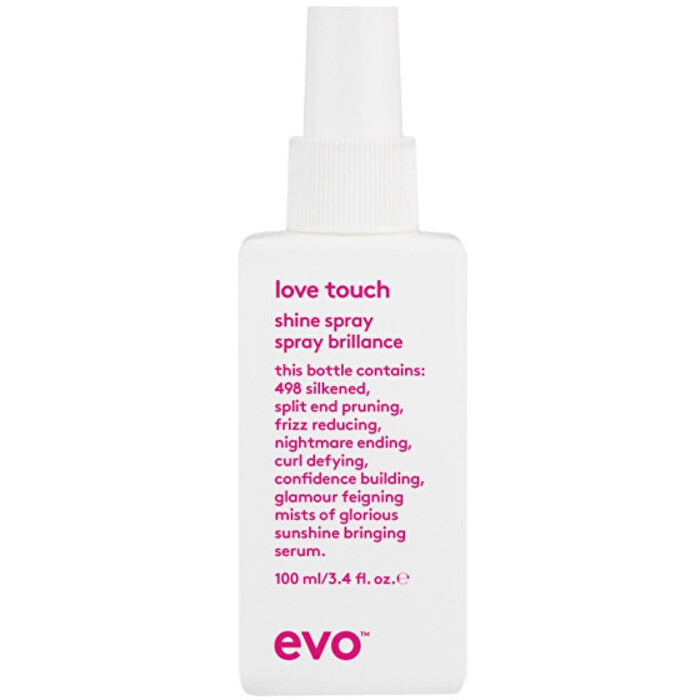 evo Love Touch Shine Spray - Sprej pro lesk vlasů 100 ml