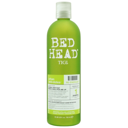 Tigi Bed Head Urban Antidotes Re-Energize Shampoo - Hydratační šampon pro poškozené vlasy 750 ml