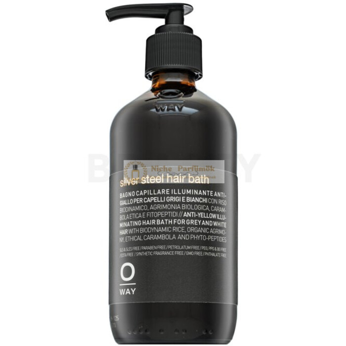 Silver Steel Hair Bath - Fialový šampón neutralizujúci žlté tóny
