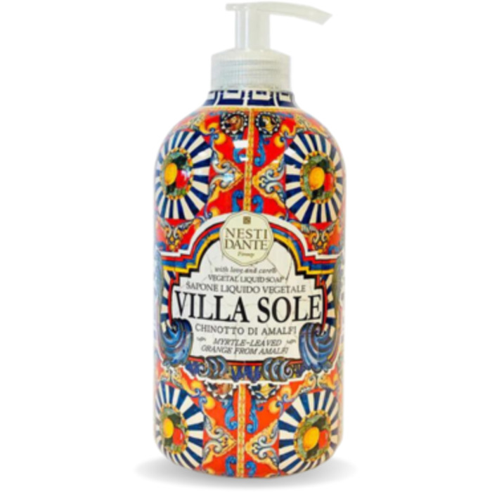 Villa Sole Vegetal Liquid Soap Chinotto di Amalfi - Tekuté mydlo
