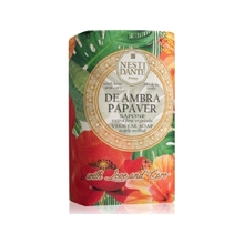 With Love & Care Vegetal Soap De Ambra Papave - Tuhé mydlo
