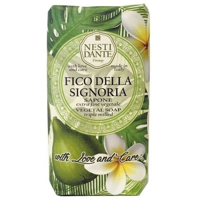 With Love & Care Vegetal Soap Fico Della Signoria - Tuhé mydlo
