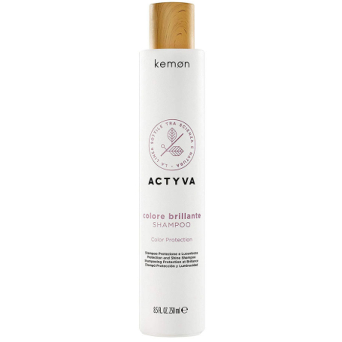 Kemon Actyva Colore Brilliante Shampoo - Vyživující šampon pro barvené vlasy 250 ml
