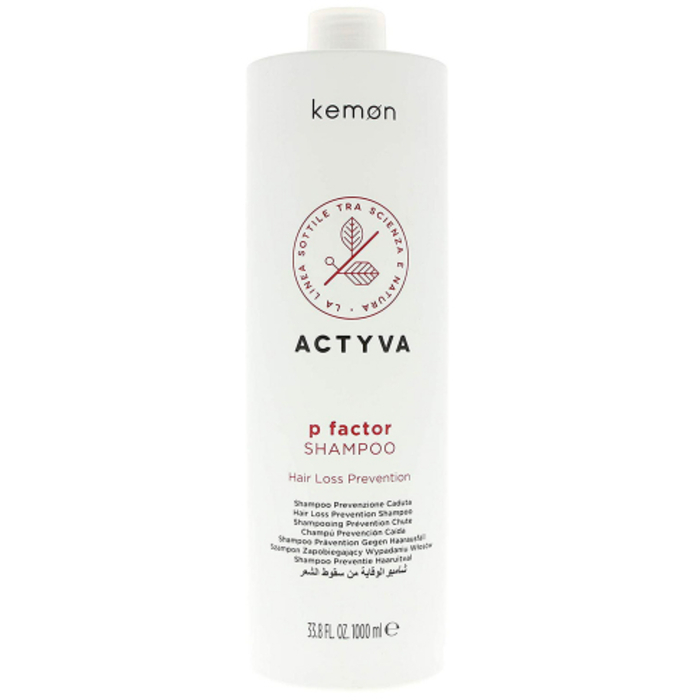 Kemon Actyva P Factor Shampoo - Vyživující šampon pro řídnoucí vlasy 1000 ml