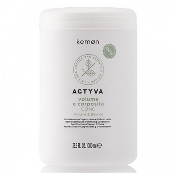 Kemon Actyva Volume E Corposita Conditioner - Posilující kondicionér pro objem vlasů 1000 ml