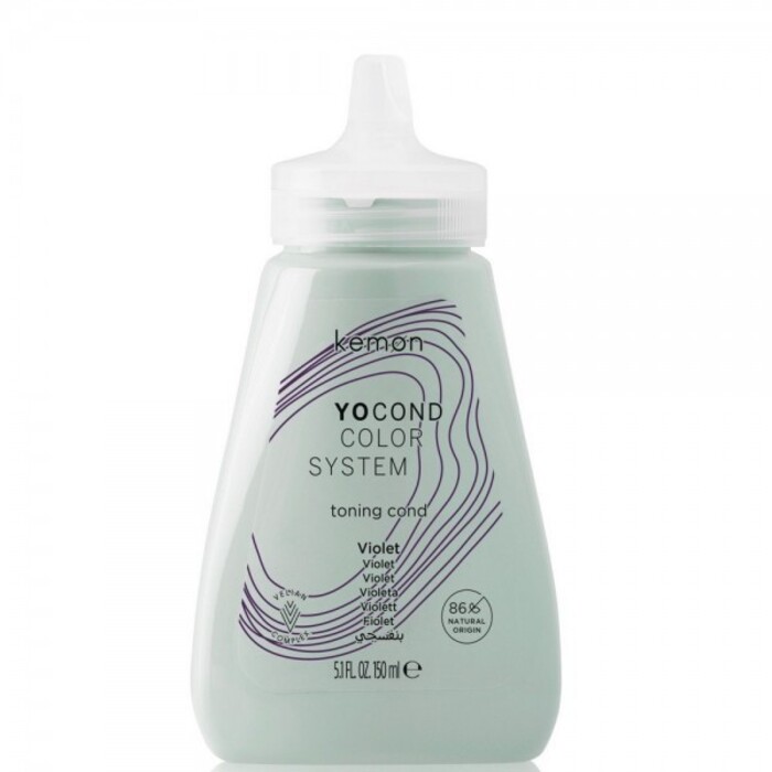 Kemon Yo Cond Color System Toning Cond - Tónovací kondicionér pro oživení barvy 150 ml - Violet